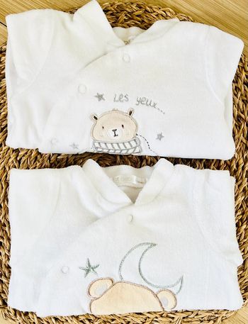 Lot de 2 pyjamas dors-bien Gemo Baby