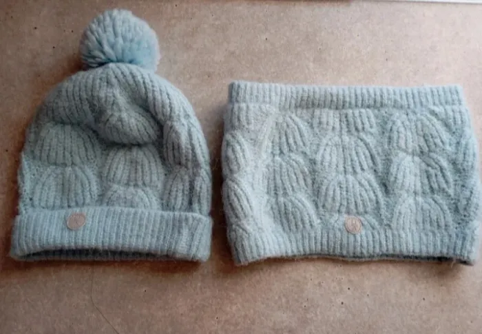Ensemble bonnet/ tour de cou Okaïdi 51 fille