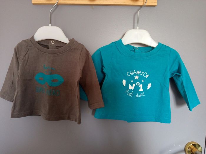 Lot t-shirt 3 mois