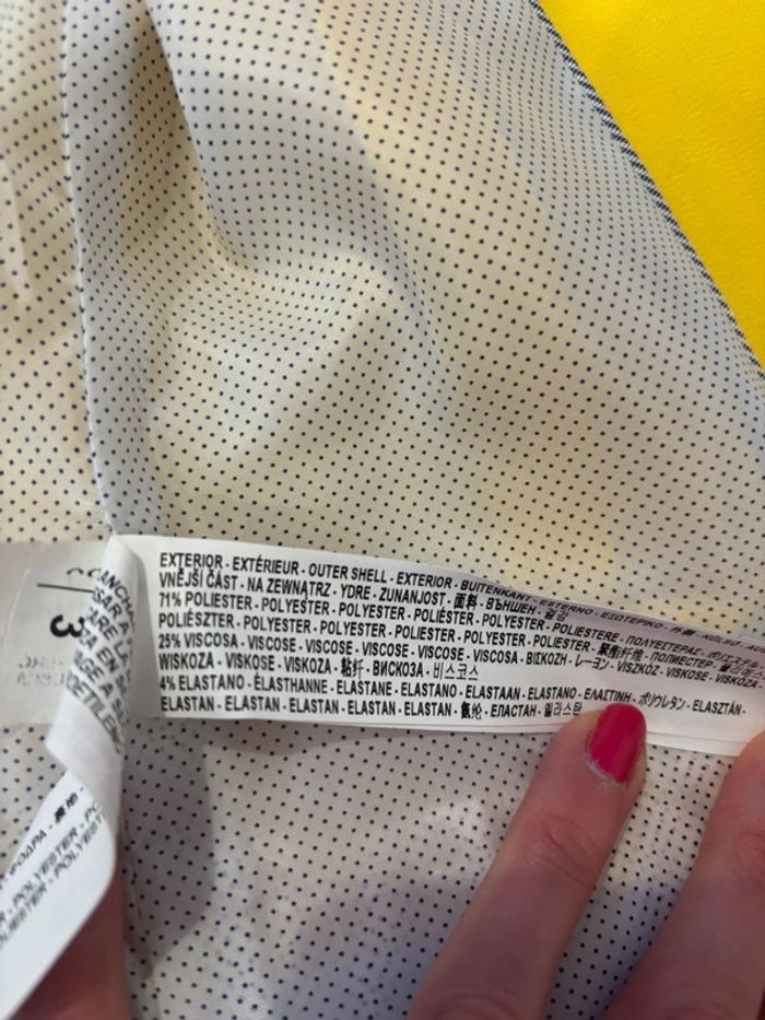 Neuve - Veste jaune Stradivarius taille S - photo numéro 7