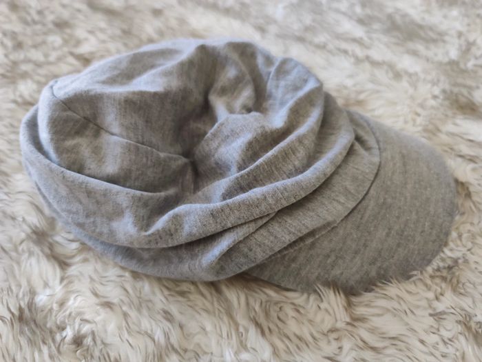 Casquette tissu pour l'été gris clair taille S