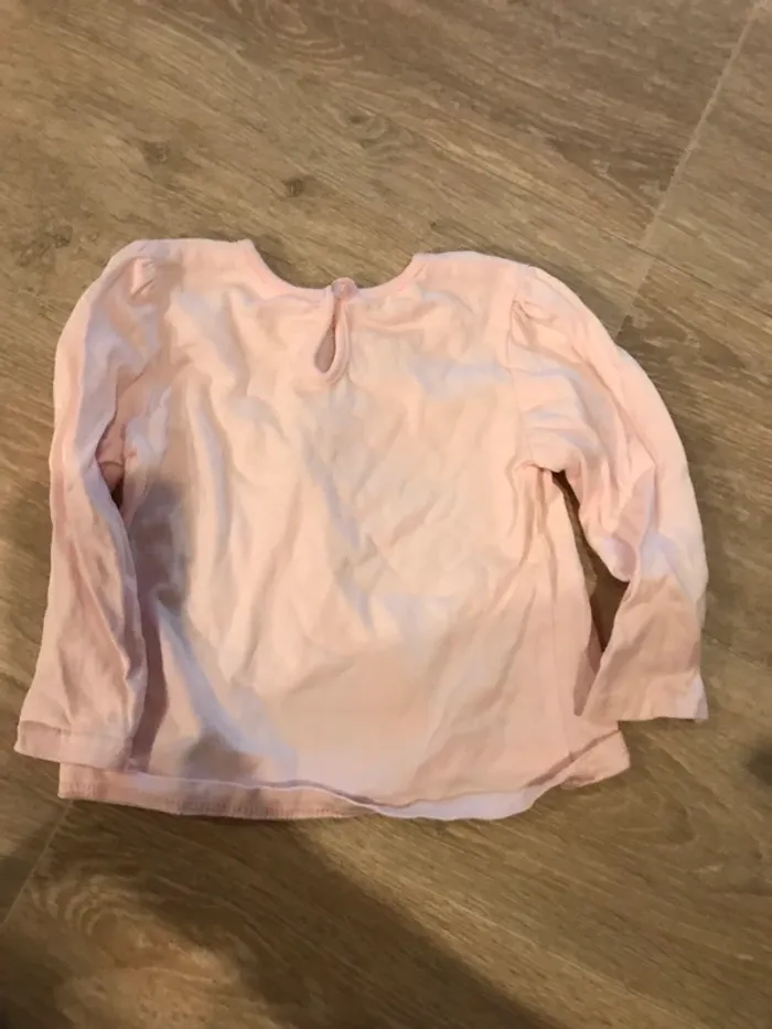 T shirt manches longues neuf 9-12 mois georges - photo numéro 2