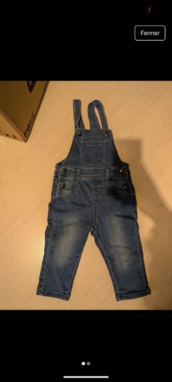 Lots de 2 salopettes
