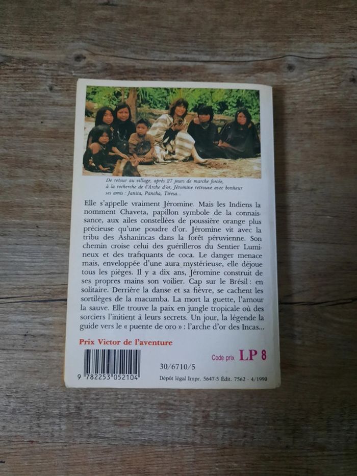 Livre: Chaveta, l'arche d'or des Incas de Jéromine Pasteur - photo numéro 2