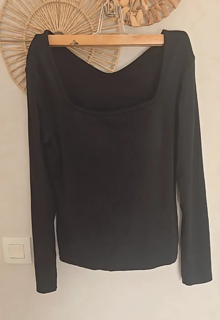 T shirt manche longue brassière rembourrée intégrée - photo numéro 3