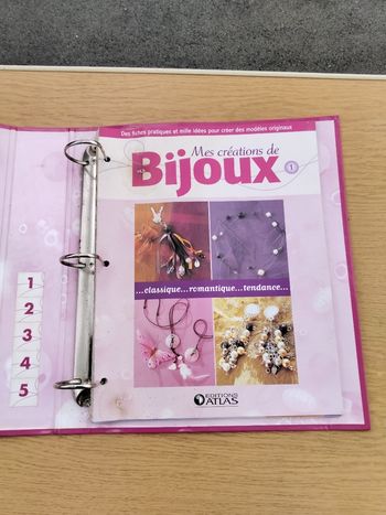 Classeur mes créations bijoux