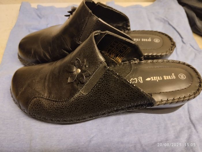 Mules sabots chaussures green relax taille 39 - photo numéro 2