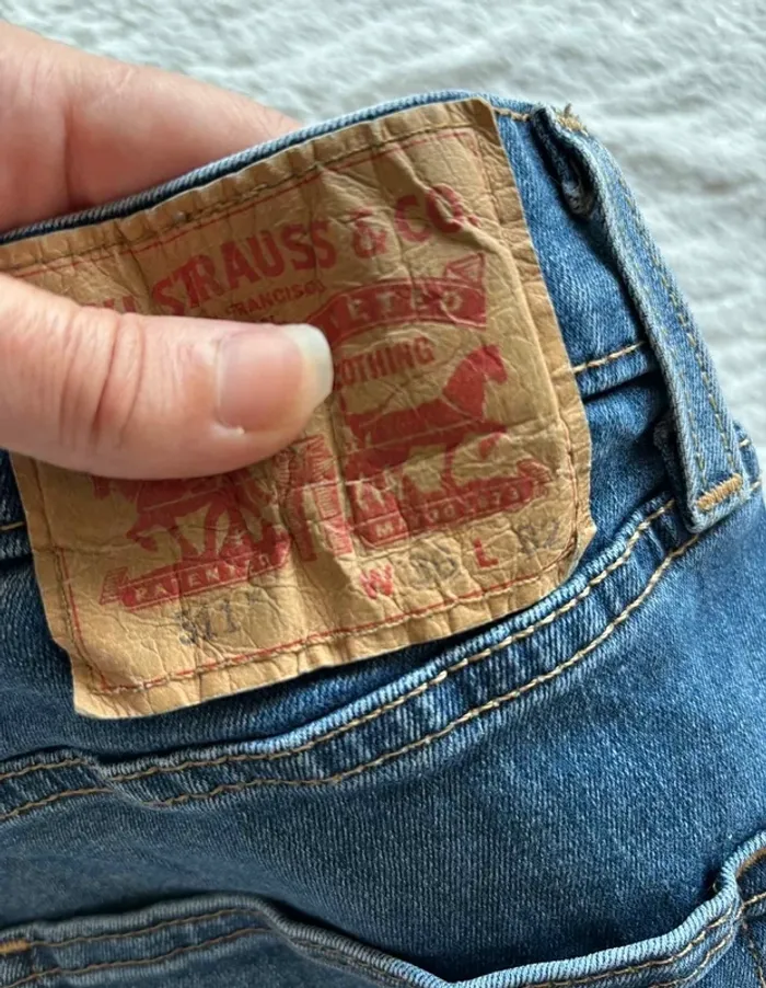 Jean Levi’s 511 Homme W36 L32 Slim Fit Bleu Classique Taille 46-48 XL 00s y2k - photo numéro 3