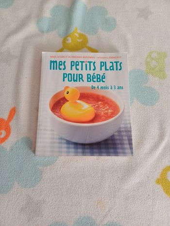 Livre de recettes pour bébé - mes petits plats pour bébé