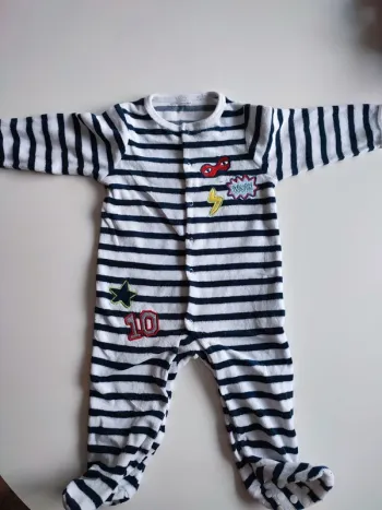 Pyjama velours 12 mois