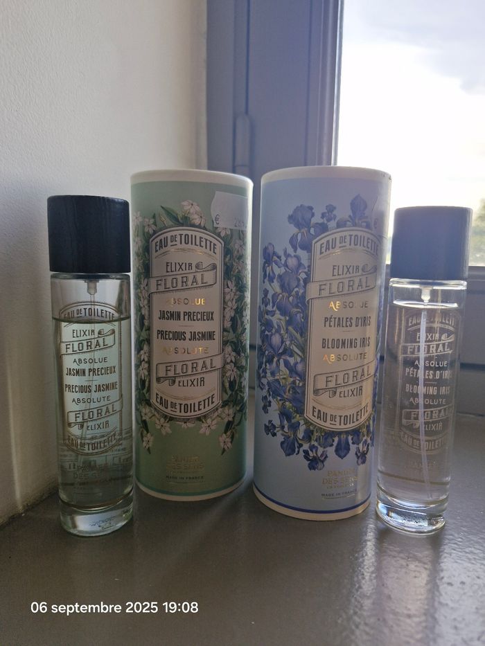 Lot de 2 eaux de toilette paniers des sens