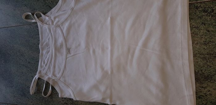 Lot de 2 maillots de corps débardeurs blancs Tex