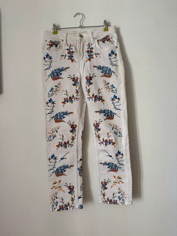 Pantalon blanc droit maje taille 36 neuf sans étiquette