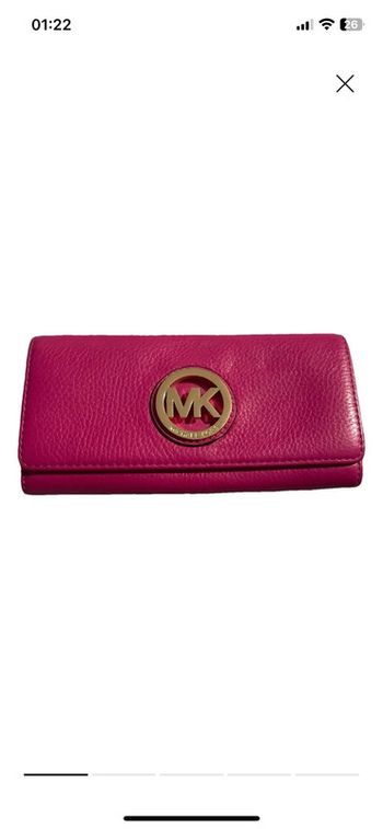 Porte feuille Michael Kors Framboise
