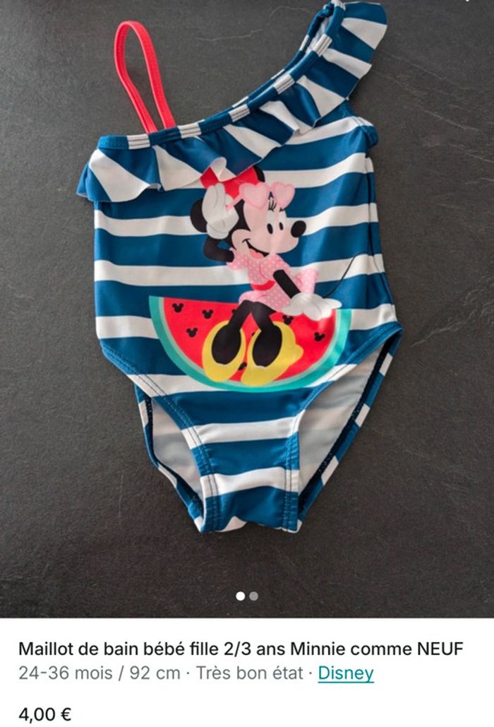 Lot fille été 2/3 ans Disney comme NEUF - Offre - photo numéro 3