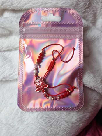 Bracelet tortue rouge neuf