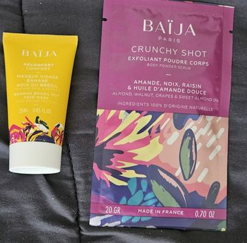 Lot baija masque visage banane et exfoliant 