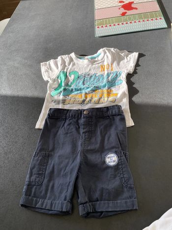 Ensemble short + t-shirt