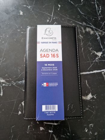 Agenda Exacompta neuf noir
