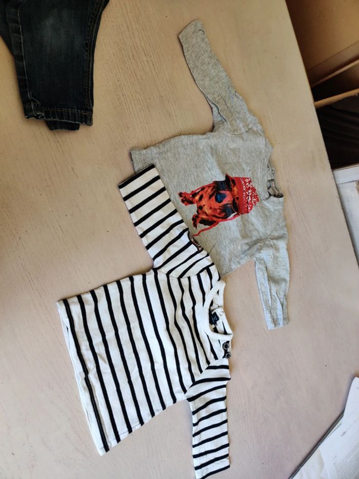 Lot tshirt manches longues