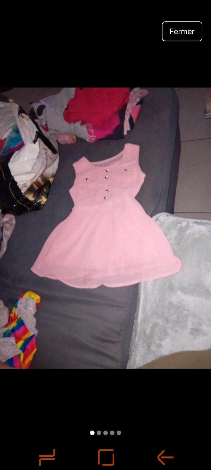 Robe rose