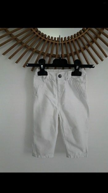 Pantalon blanc orchestra 9 mois