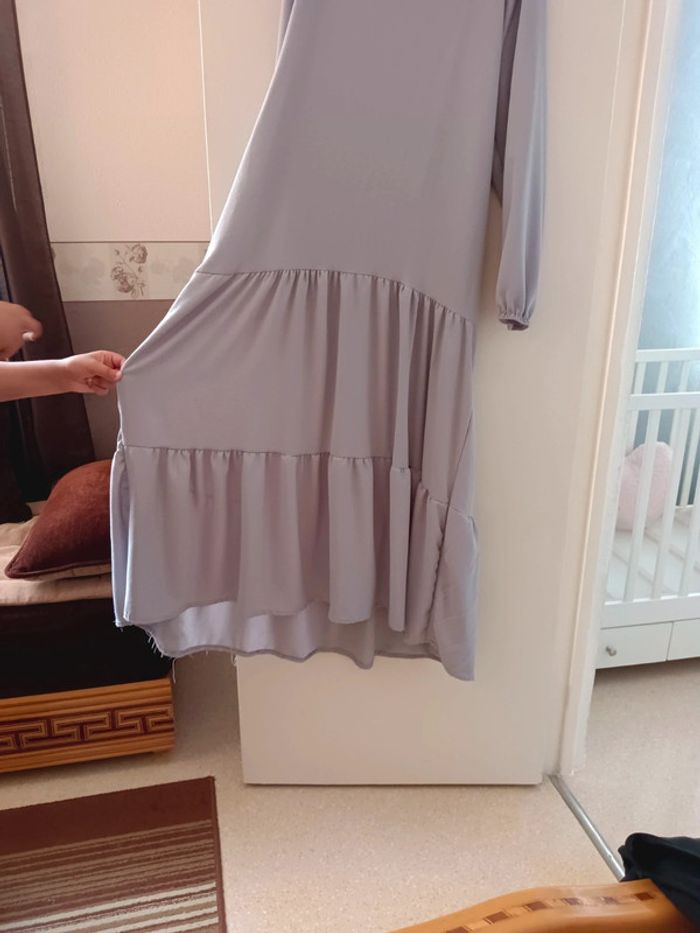 robe longue grise - photo numéro 2