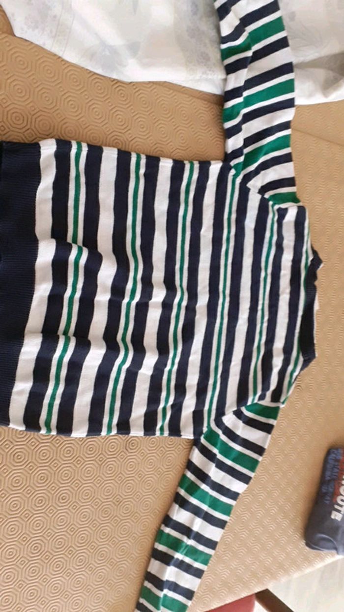 Pull manche longue rayé - photo numéro 5