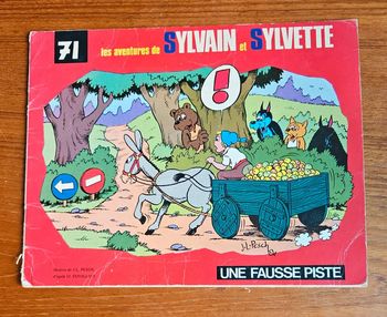 "Sylvain et Sylvette, une fausse piste".
N°71.
Année : 1975.
Éditions : Fleurus