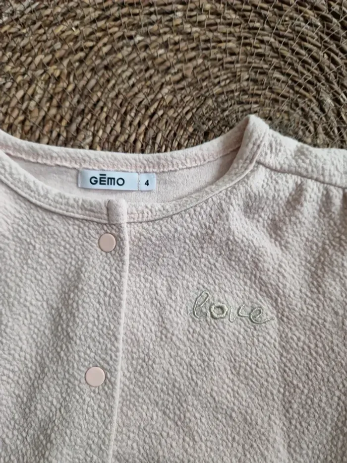 Joli gilet à pressions Gémo fille taille 4 ans - photo numéro 3