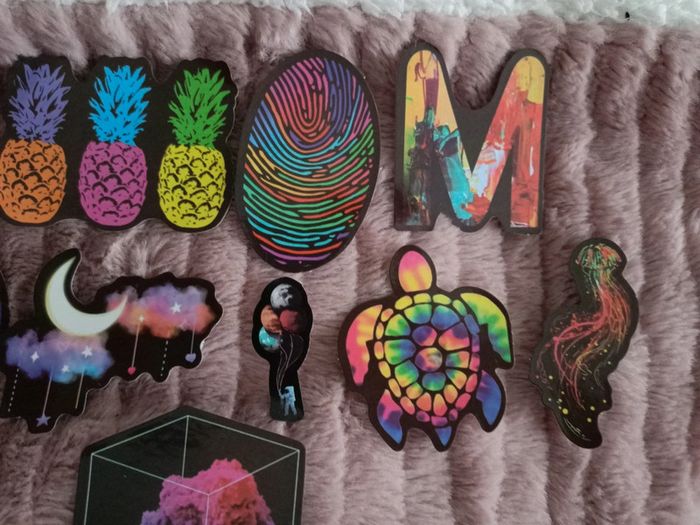 10 stickers neufs très jolis - photo numéro 7