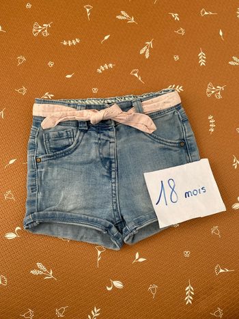 Short jean 18 mois