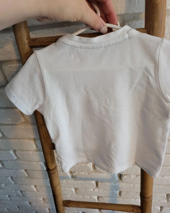 Teeshirt type polo blanc taille 12 mois BOSS neuf - photo numéro 5