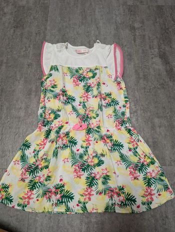 Robe sans manches fleurie d'été fille 3 ans