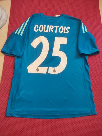 Maillot de foot Courtois Real Madrid, Adidas Authentique Officiel taille enfant 13/14 ans
