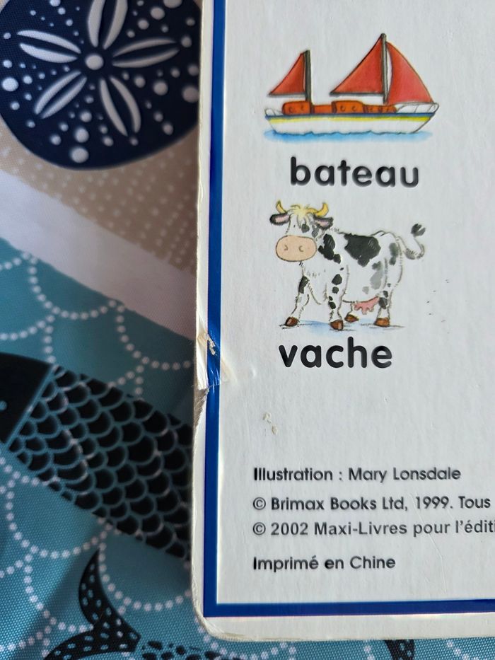 GROS LIVRE BÉBÉ MON PREMIER LIVRE DE MOTS MIXTE BOYS OU GIRLS - photo numéro 6