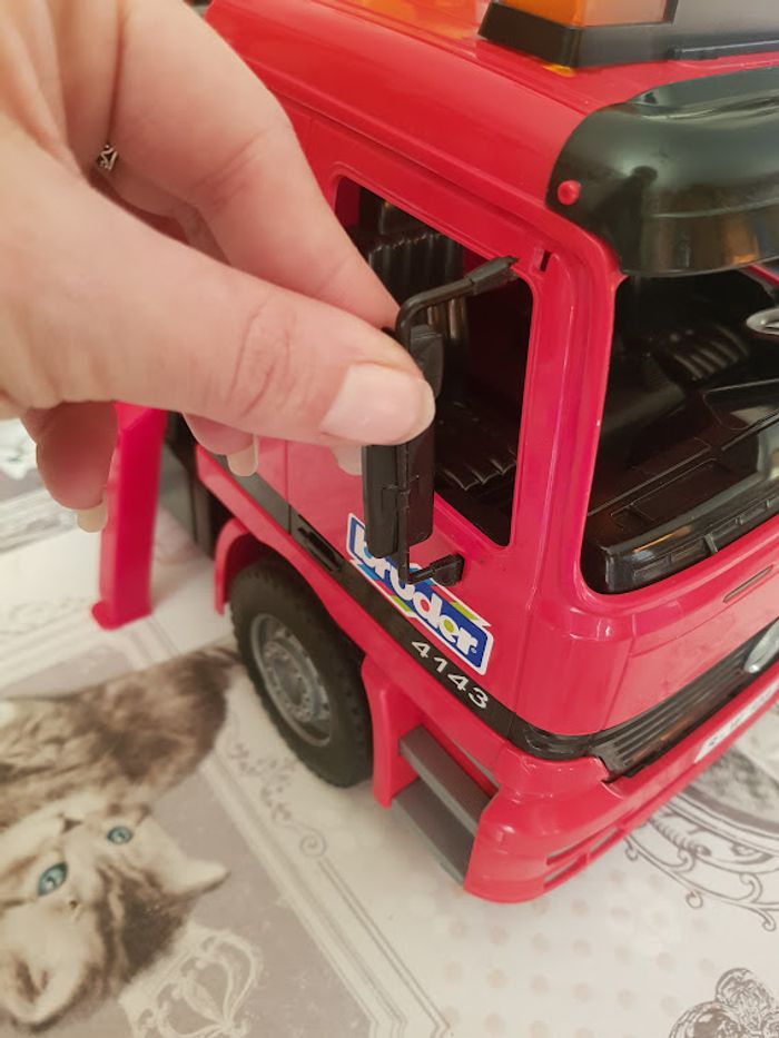 Camion plateau dépanneuse avec jeep 4143 - Bruder - photo numéro 2