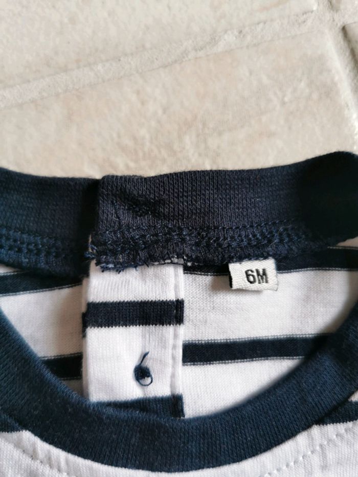 Ensemble Marinière bébé garçon 6 mois neuf - photo numéro 2