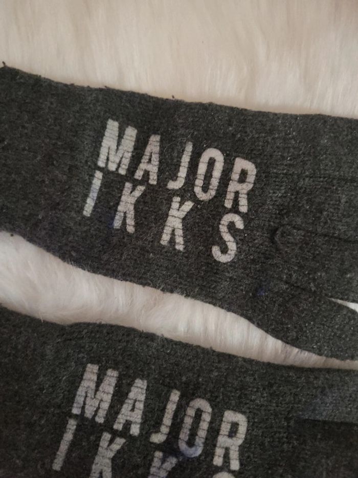 Gants ikks gris laine 8/10 ans - photo numéro 6