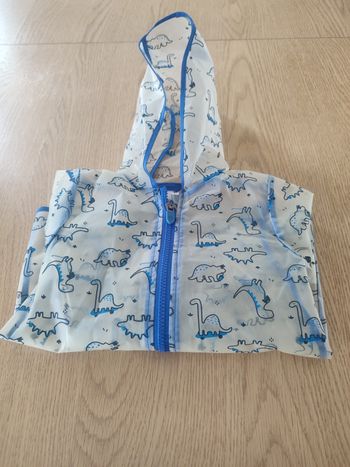Imperméable Z kids 24 mois dinosaures bleu