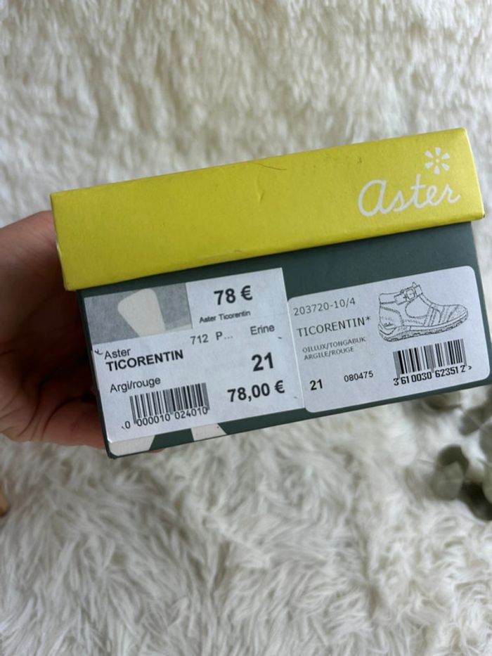 Paire de sandales Aster taille 21 - photo numéro 7