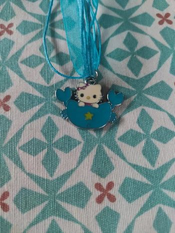 Hello Kitty Collier métal cancer