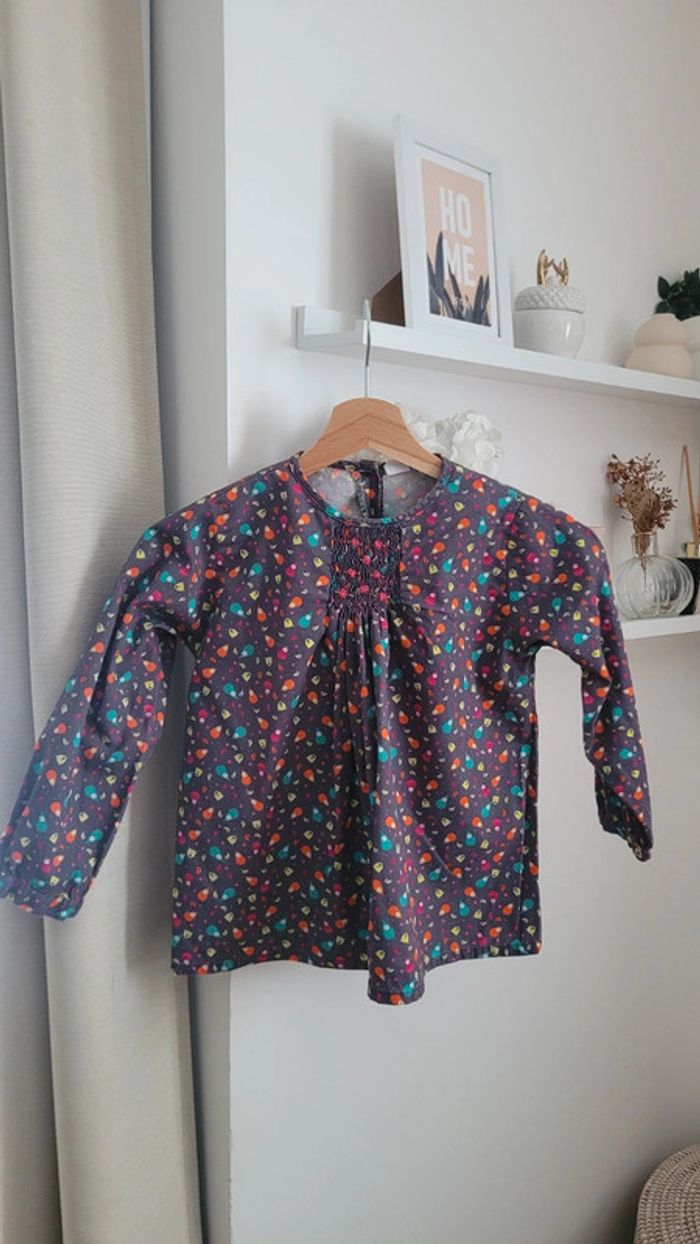 Tunique fille en coton 8 ans très bon état - photo numéro 2