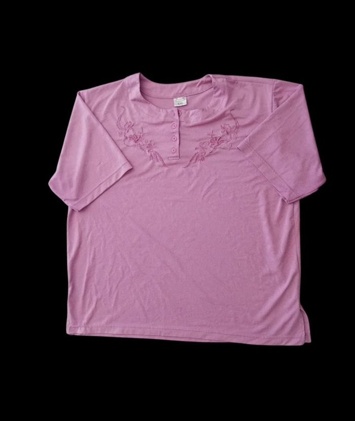 🎀 Tee-shirt Femme rose - Taille XXL