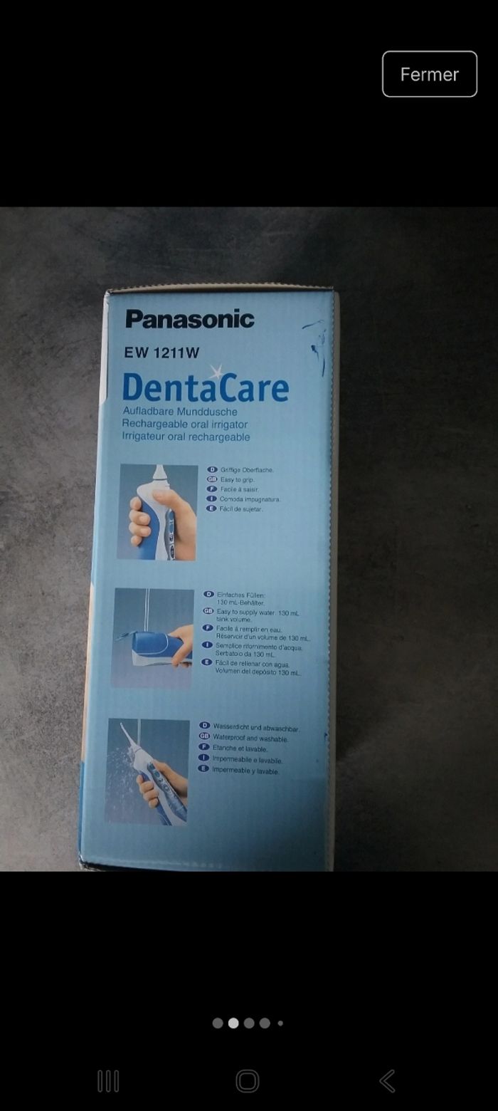 Appareil jet dentaire PANASONIC EW1211W - photo numéro 2