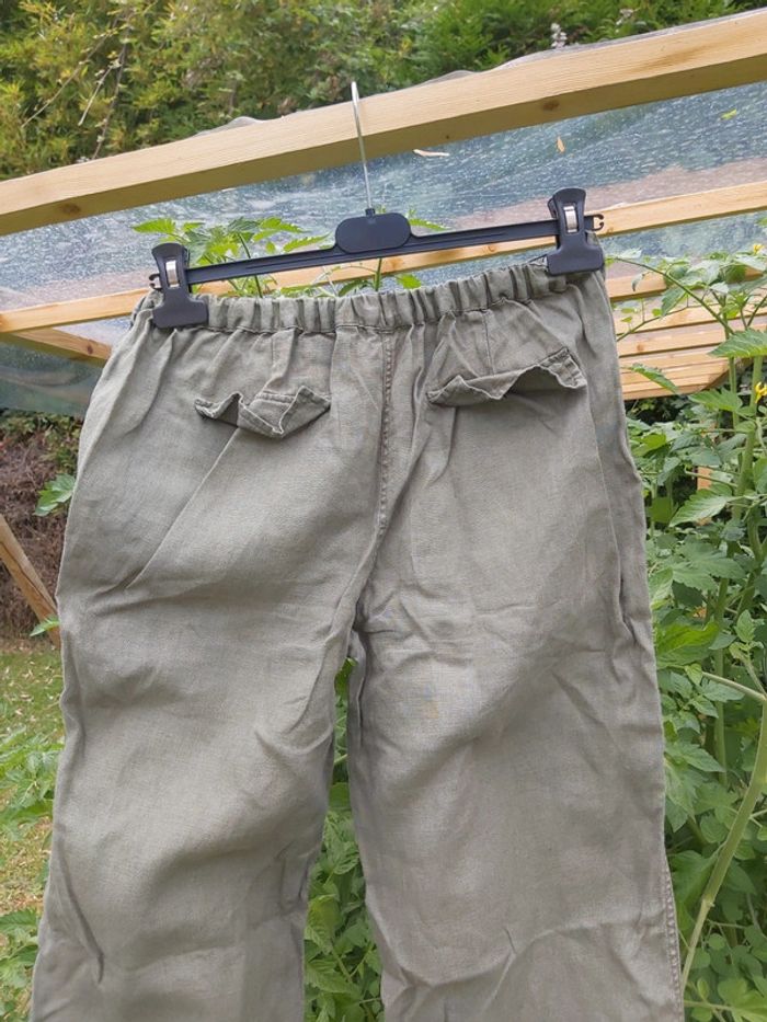 Pantalon fluide en lin - photo numéro 3