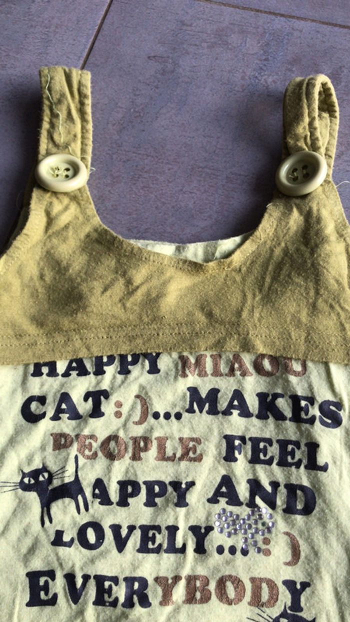 Débardeur vert anis 6 ans - photo numéro 3