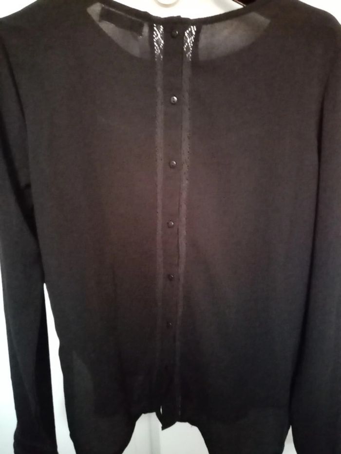 Blouse noire manches longues - photo numéro 2