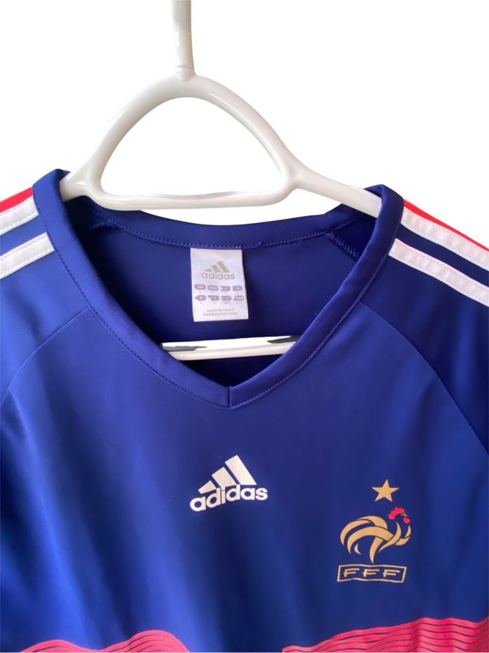 Maillot football adidas Equipe de France vintage - photo numéro 2