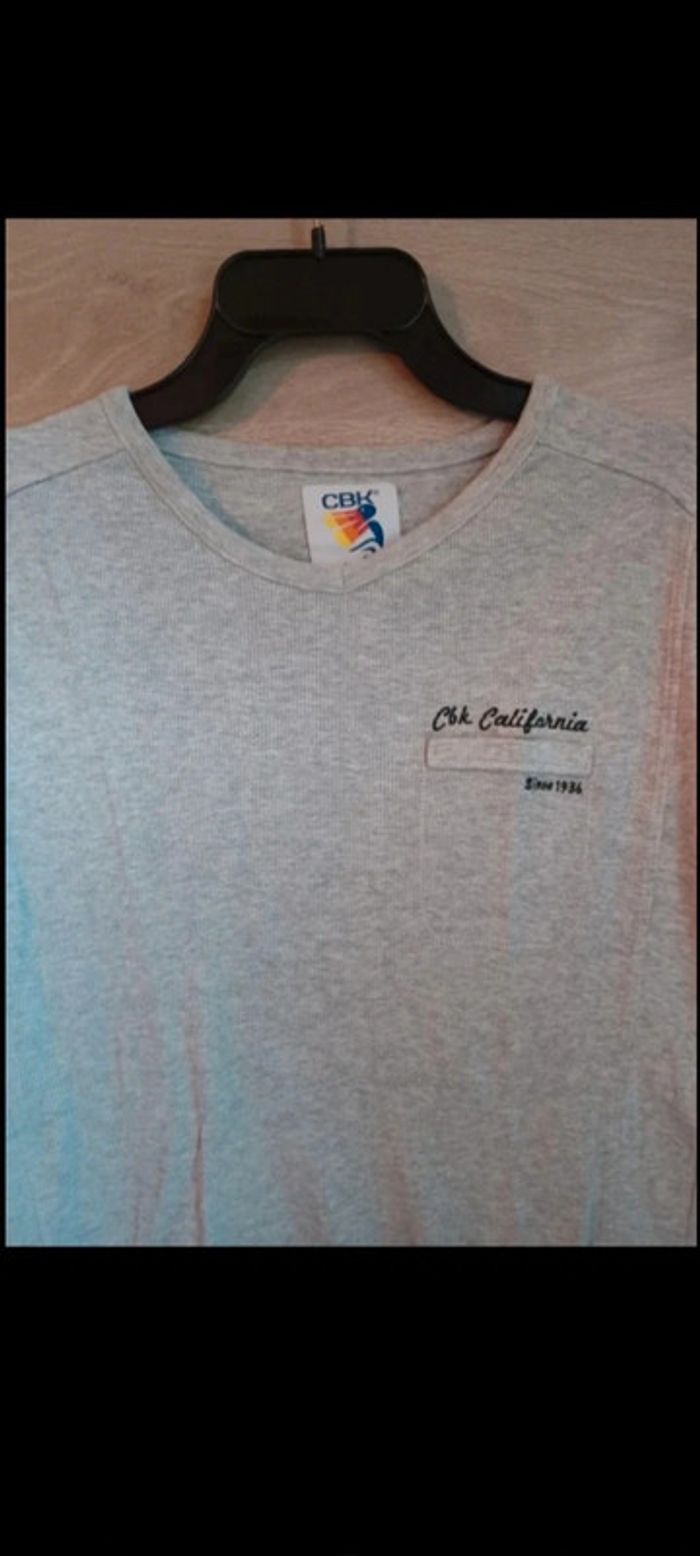 Tee shirt gris homme Taille L cbk - photo numéro 2